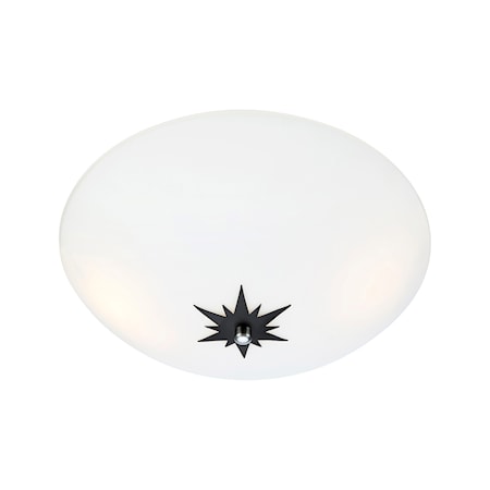 Rose Plafond 35cm Vit/Svart