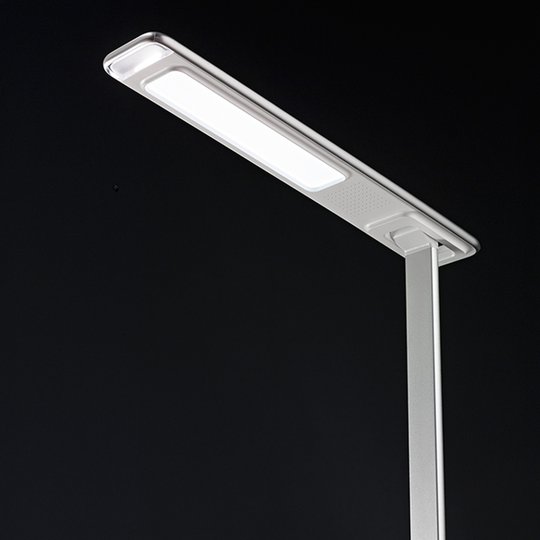LED-skrivbordslampa Ivo med induktiv laddningsyta