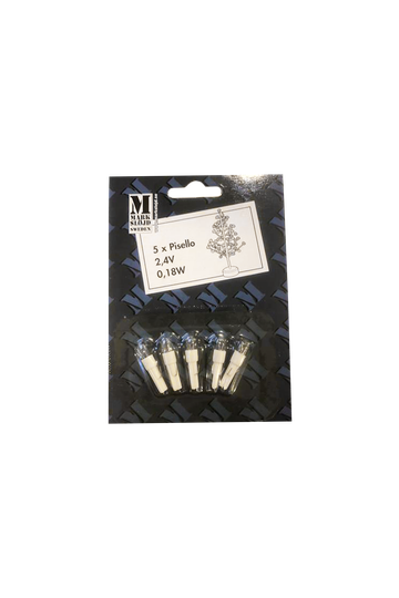 Bulb - Pisello 2,4V 0,18W - 5-Pack