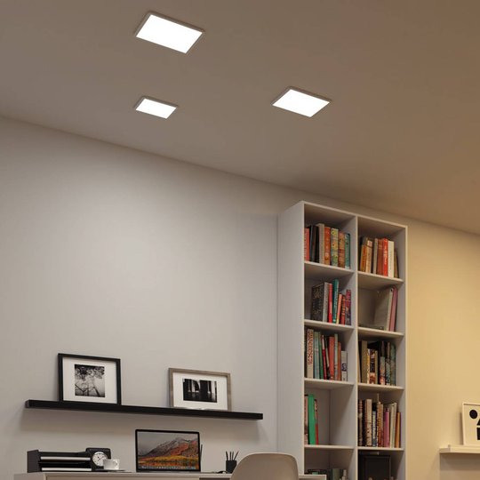 Paulmann LED-panel Areo ZigBee kantig vit 23 cm
