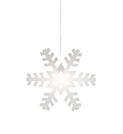 Nygården snöflinga 48cm (Vit)