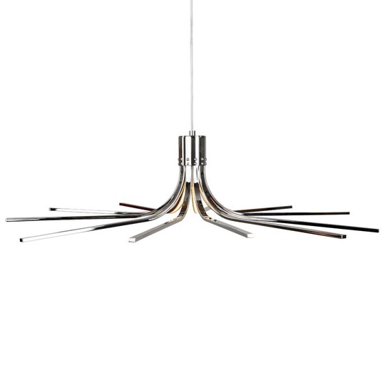 LED-hänglampa Torino krom Ø 78 cm