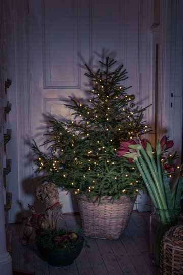 Julgransslinga 200 LED cherry (Grön)