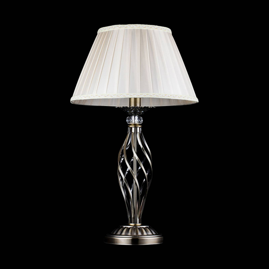Maytoni Grace bordslampa 1 lampa mässing/beige