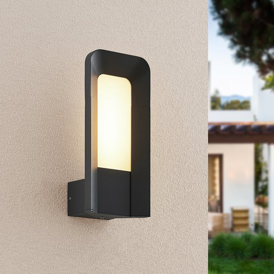 Lucande Secunda LED-utomhusvägglampa