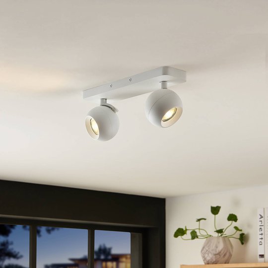 Arcchio Mitella takspotlight 2 lampor vit