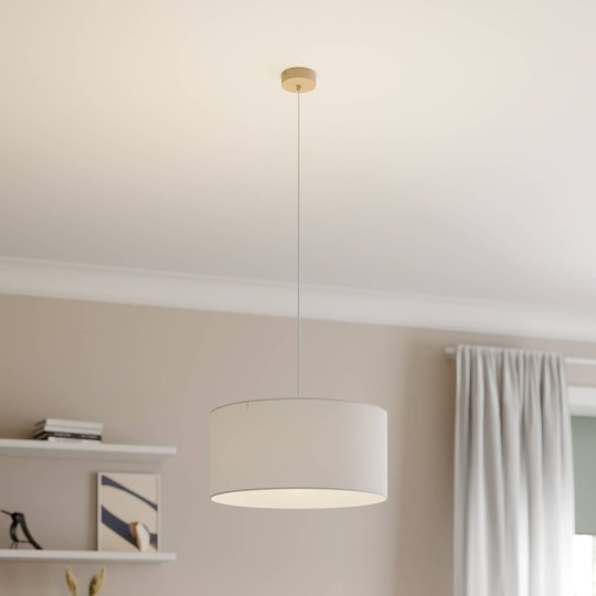 Hänglampa Corralee, vit, 1 lampa