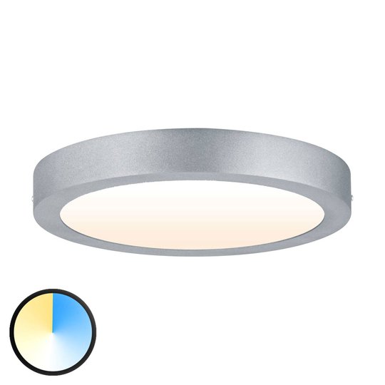 Paulmann Carpo LED-taklampa rund krom 30 cm