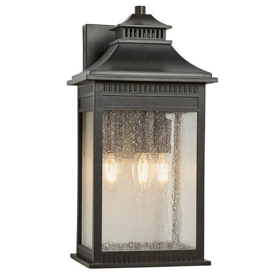 Utomhusvägglampa Livingston stor, 42 cm hög