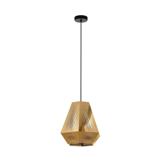 Hänglampa Chiavica, mässing, 1 lampa, Ø 36 cm