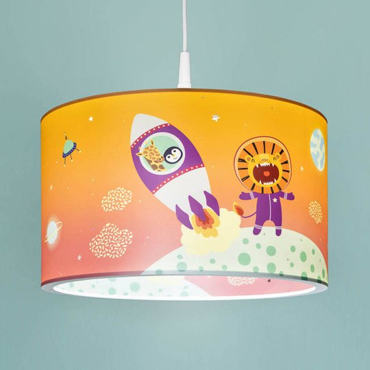 Hänglampa Little Astronauts Escape, orange