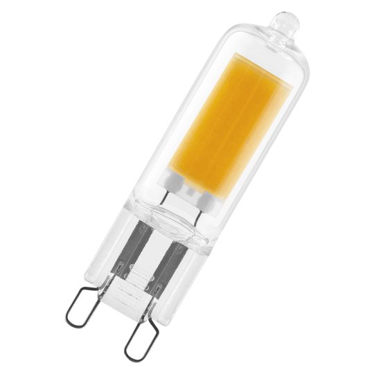 OSRAM LED-stiftlampa G9 2W 827 klar 2-pack