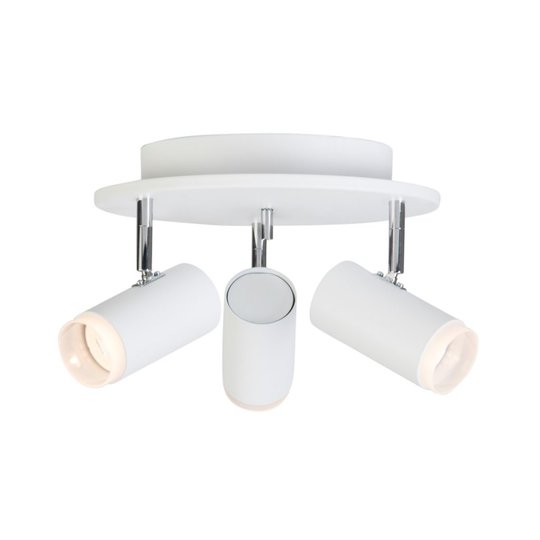 Cato Q triospot LED (Vit)