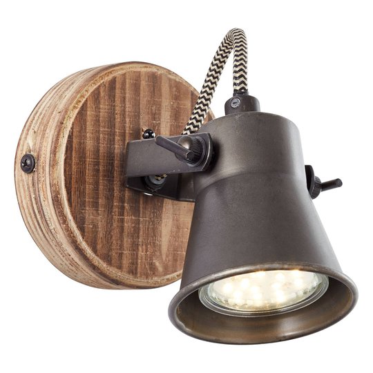 Väggspotlight Seed svart