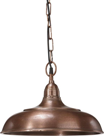 Philadelphia taklampa 35cm (Råmässing)