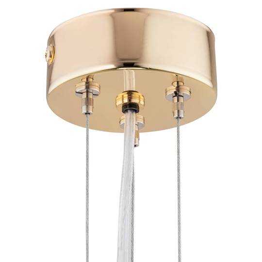 Hänglampa Brita med glasskärm, rök-opal