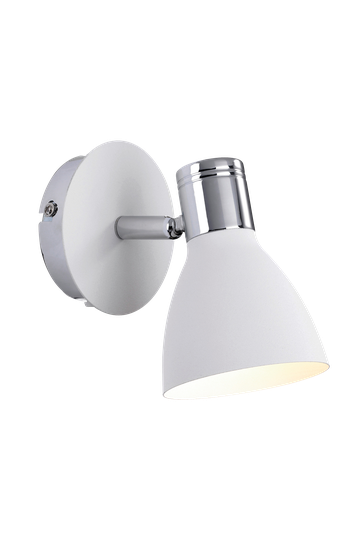 HUSEBY - Wall Chrome/White