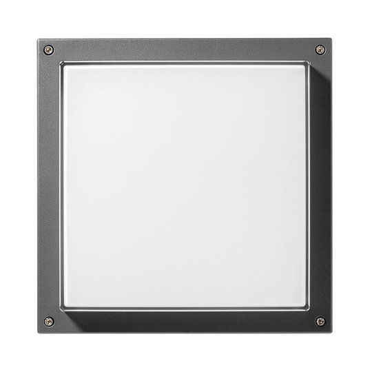 Vägglampa Bliz Square 40 3 000 K antracit dimbar