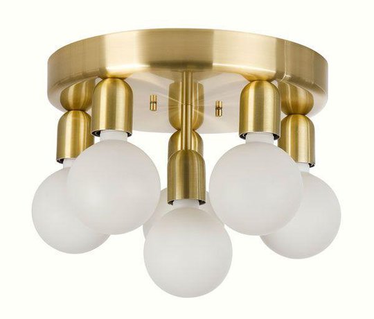 Regal 6 takplafond (Mässing/guld)