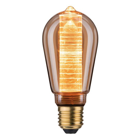 LED-lampa E27 ST64 4W Inner Glow med ringmönster