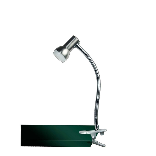 Brent klämlampa (Nickel)