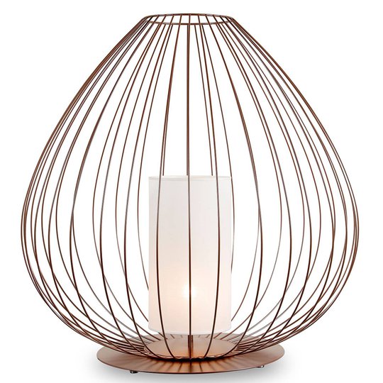 Karman Cell - bur-golvlampa, Ø 84 cm, brons