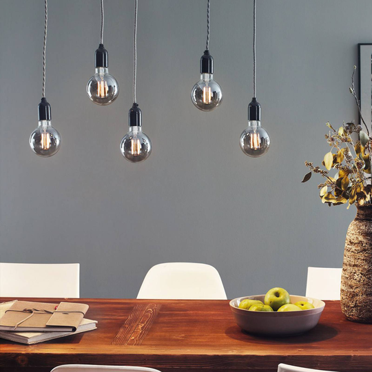 Paulmann LED-lampa E14 4 W 1 800 K rökglas dimbar