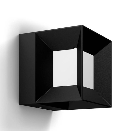 Parterre - kubformad LED-utomhusvägglampa
