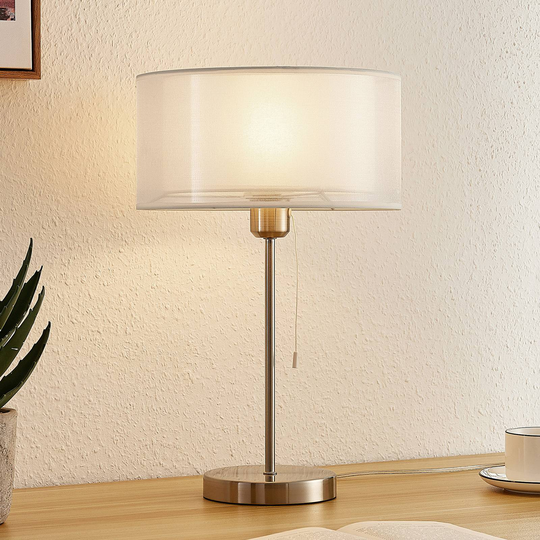 Lindby Taxima bordslampa vit