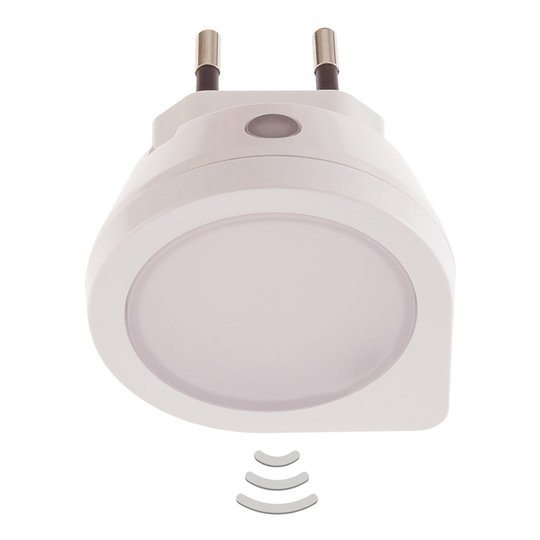 LED-stickontaktlampa nattlampa Luna Sensor
