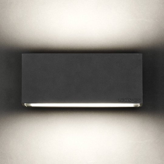 LEDS-C4 Afrodita Utomhusvägglampa, up/down grå