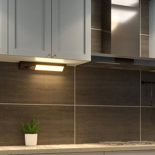 Arcchio Kimani LED-bänklampa, CCT, svart