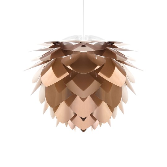 UMAGE Silvia Mini hänglampa brons/vit, Ø 32 cm