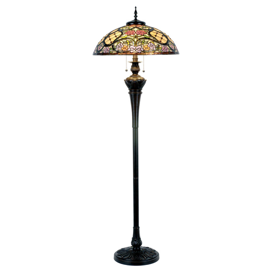 Rosaly - golvlampa i Tiffanydesign