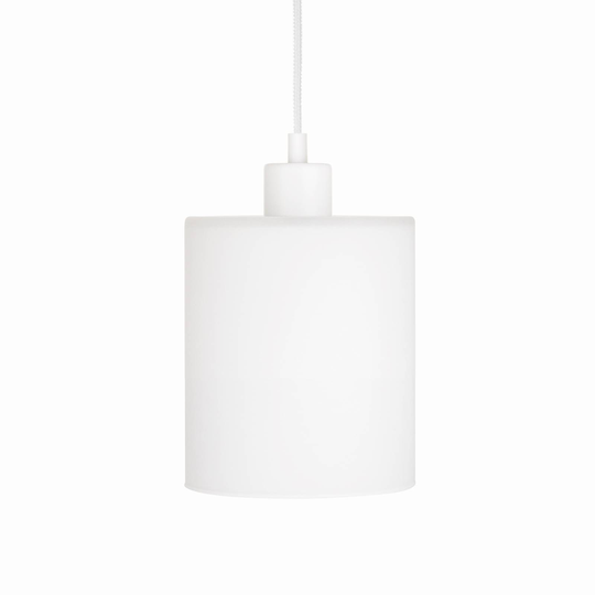 Hänglampa Soda med glasskärm vit Ø 15 cm