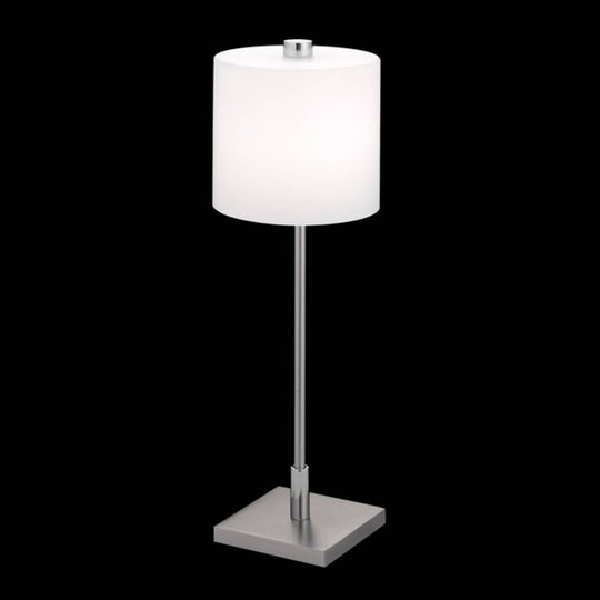Förkromad bordslampa MERCY KNAPSTEIN matt nickel
