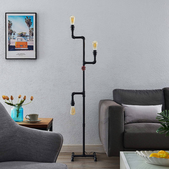 Lindby Gibari golvlampa för industriell design
