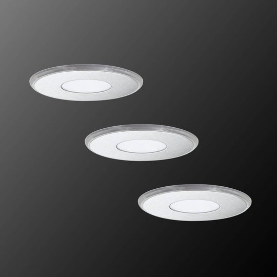 LED-inbyggnadslampa Deco Up-Down 3dels-set IP44