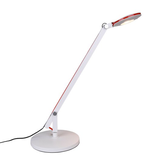 LED-bordslampa Rotterdam, vit