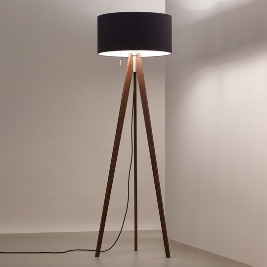 LED-golvlampa Vivaa Free Wood