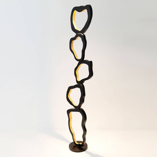 LED-golvlampa Infernale, 5 lampor