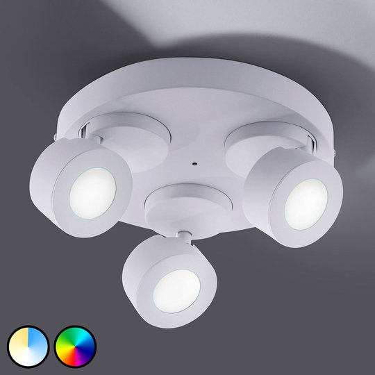 Trio WiZ Sancho LED-taklampa 3 lampor vit