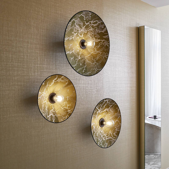 MARKET SET Gatsby vägglampa kumo khaki Ø 60 cm