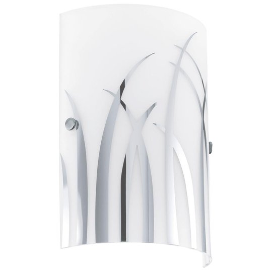 Rivato vägglampa (Förkromad/blank)