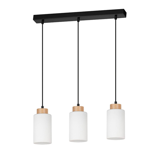 Envolight Talia pendellampa ek/vit 3 lampor linjär