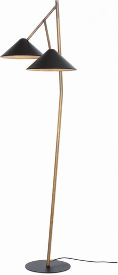 Grenverk golvlampa (Mässing/guld)