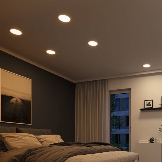 Paulmann Panel Areo ZigBee CCT rund krom 17,5 cm