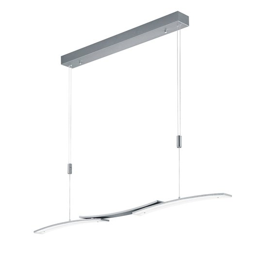 BANKAMP 2138/3-39 LED-hänglampa, matt antracit