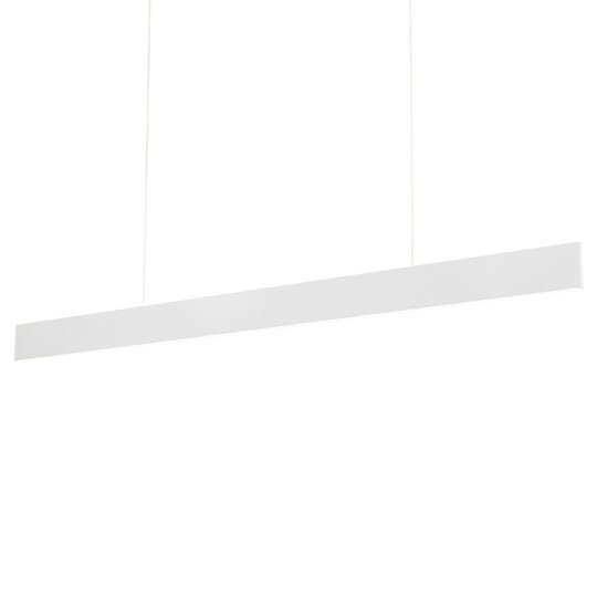 LED-pendellampa Gideon, up- & downlight, vit