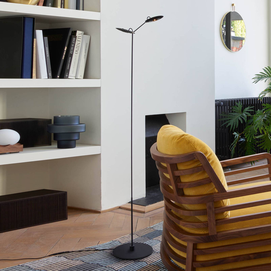 Steng Licht M-Aya LED-golvlampa 2 lampor dimmer